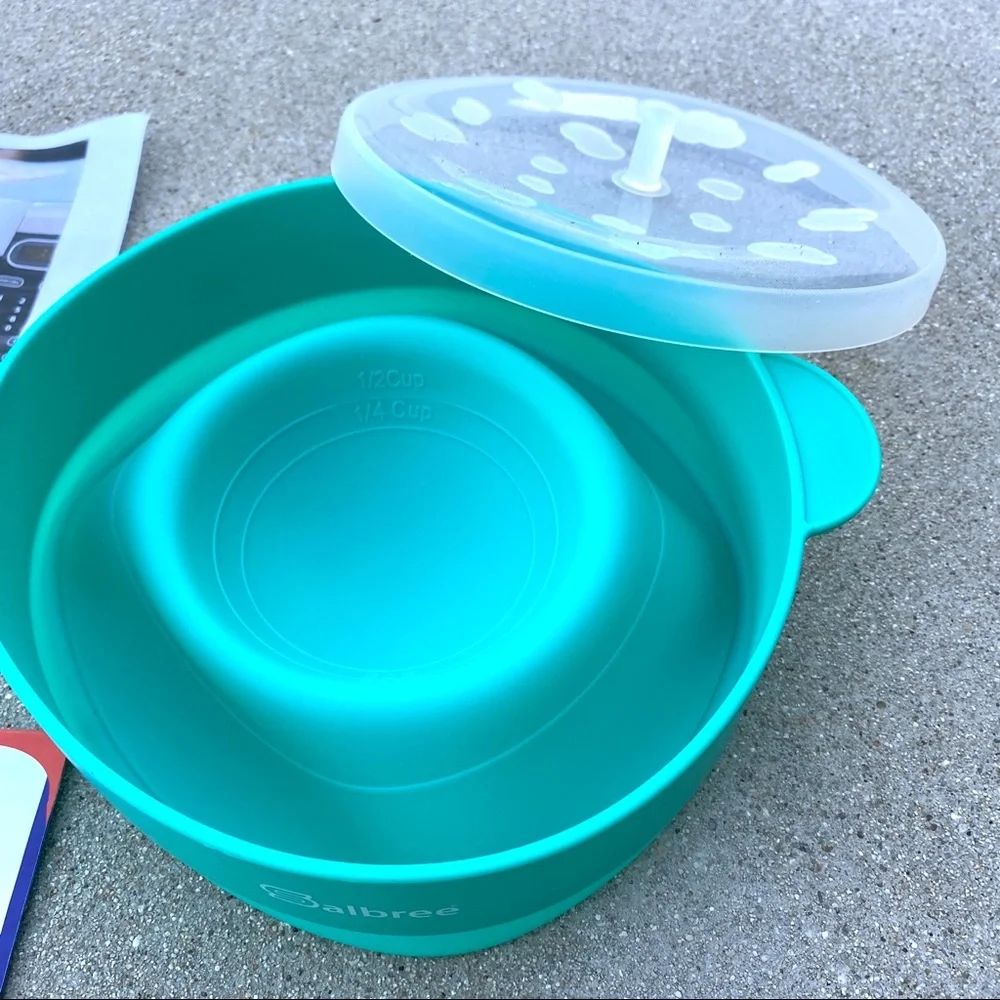 SALBREE MICROWAVE POPCORN POPPER kernel kitchen space saver silicone collapsible